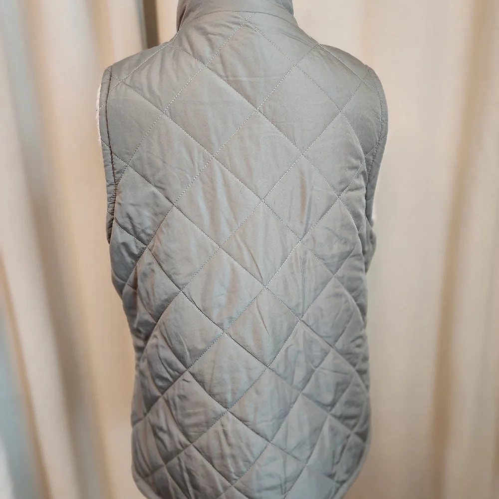 Unbranded Reversible Vest size M Color Sage Green/Blue - Picture 7 of 9